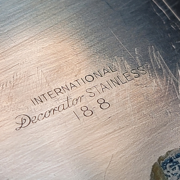 International Decorator Stainless Divided Relish Tray 18-8 Mid Century Modern - Picture 6 of 10